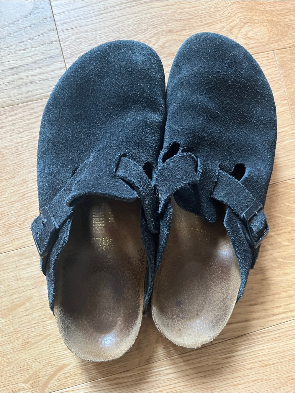 Black Birkenstock Boston Clogs